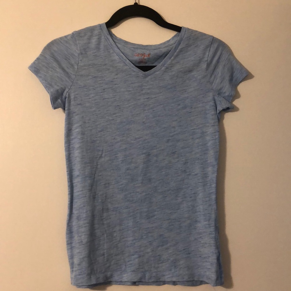 Cat and Jack blue short sleeve 10/12